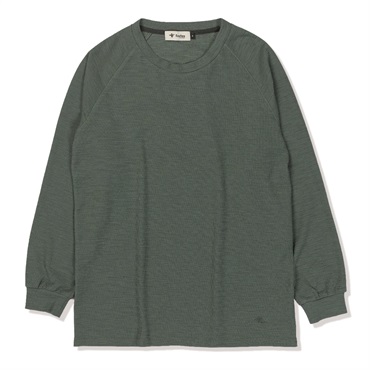 スラブリブラグランクルー (Men's)(アッシュグリーン-S)