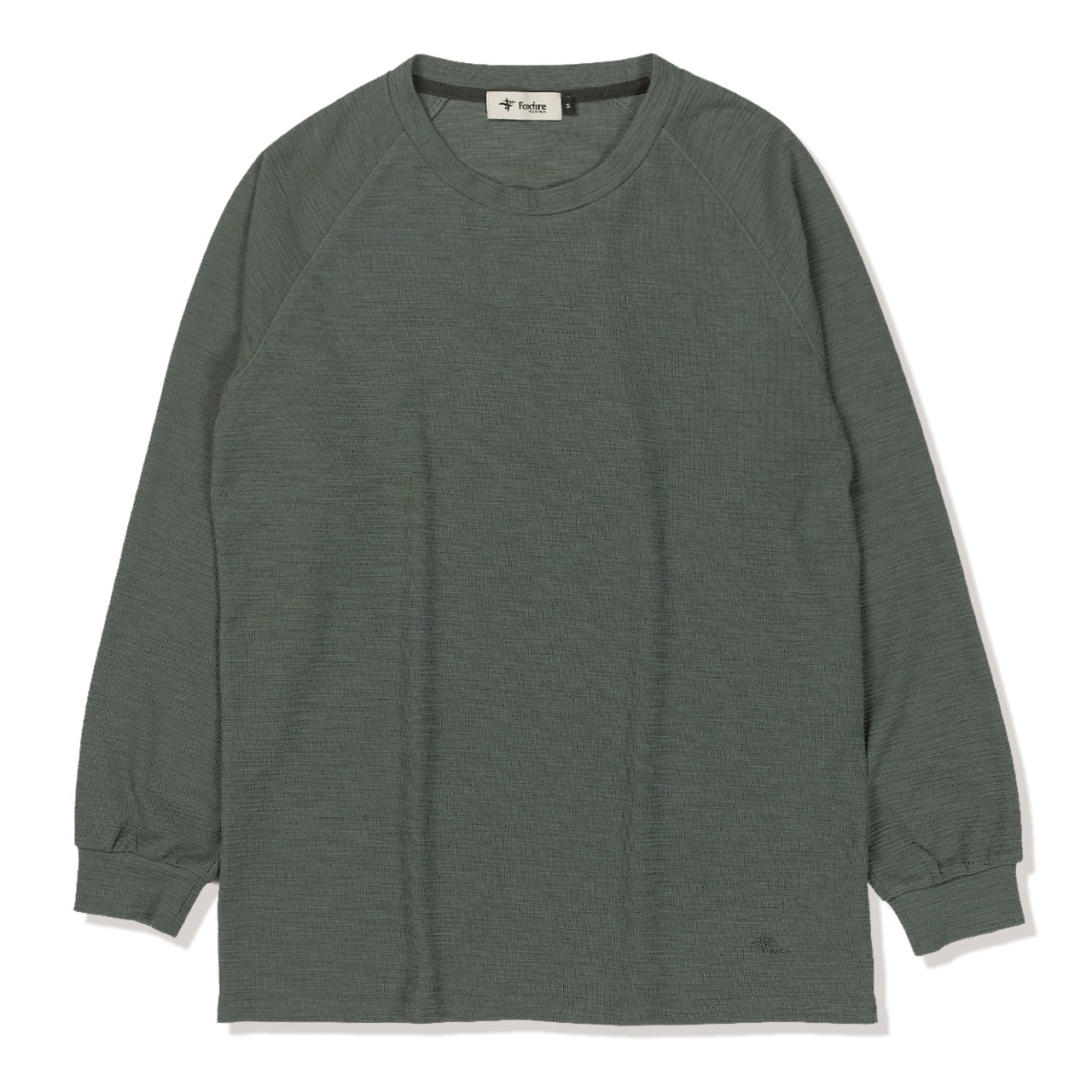 スラブリブラグランクルー (Men's)(アッシュグリーン-S)
