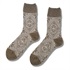PPウールソックススノーフレーク(モカ-M)