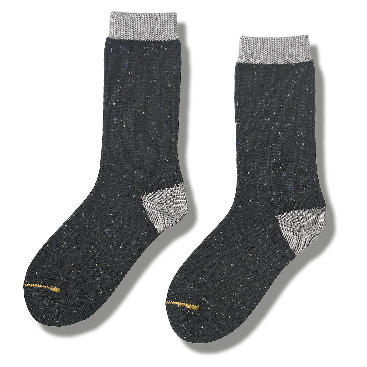 PPウールソックスマルチネップ(ブラック-M)