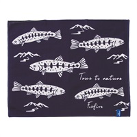 山女魚ハンカチ(ネイビー)