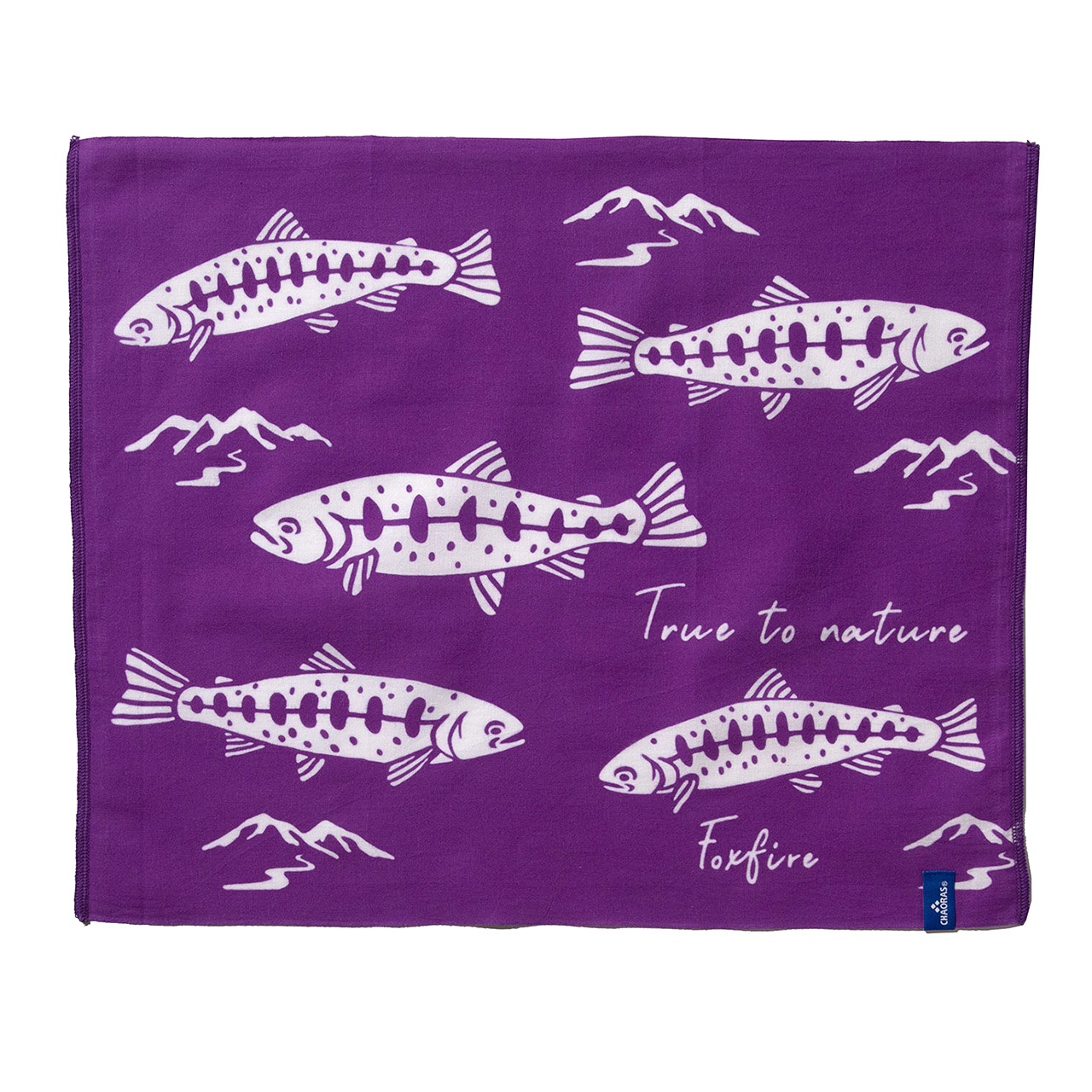 山女魚ハンカチ(パープル)