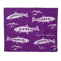 山女魚ハンカチ(パープル)