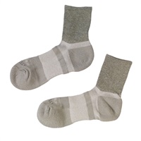 和SHI-DRYショートソックス(ライトグレー-L)