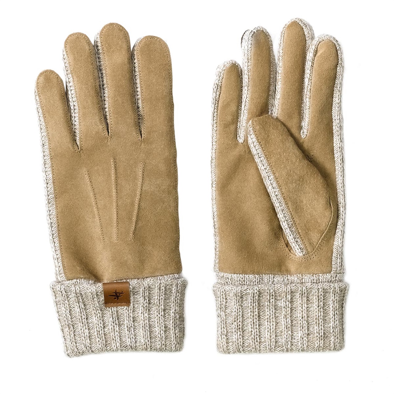 クラシックウールニットグラブ(ナチュラル-フリー)