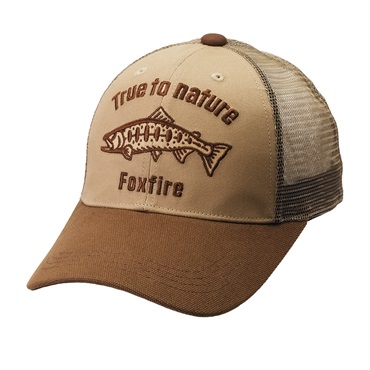 True to nature トラッカーキャップ(カーキ-フリー)