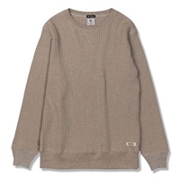 ヘビーワッフルクルー (Men's)(ベージュ-M)