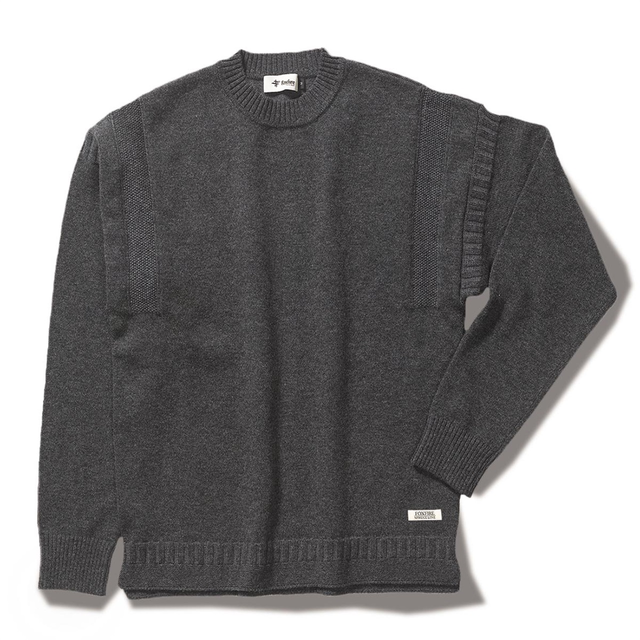フィッシングクルーセーター (Men's)(グレー-M)