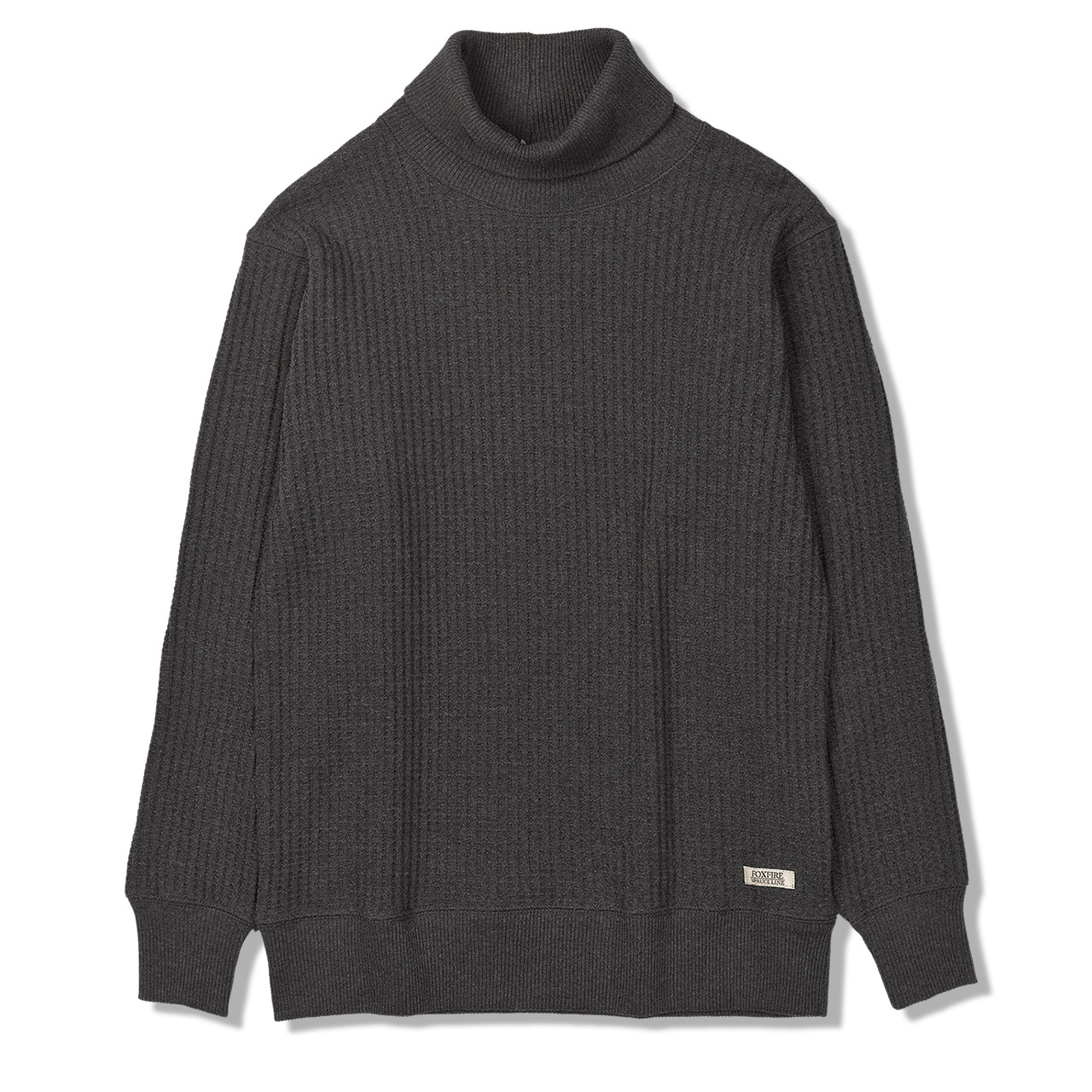 ヘビーワッフルタートル(Men's)(チャコール-M)