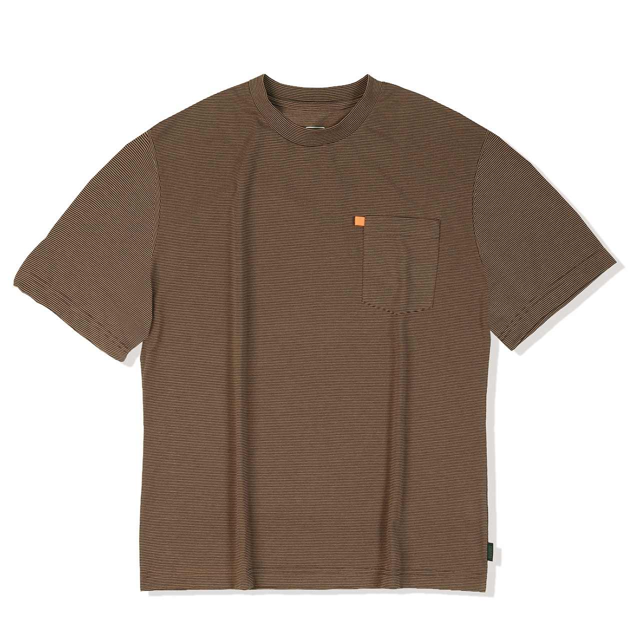 TSアロードライボーダーティーS/S (Men's)(ブラウン-M)