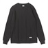 ヘビーワッフルクルー (Men's)(ブラック-M)