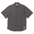 クールマックスシャンブレーシャツS/S (Men's)(チャコール-M)