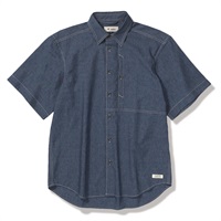クールマックスシャンブレーシャツS/S (Men's)(インディゴ-M)