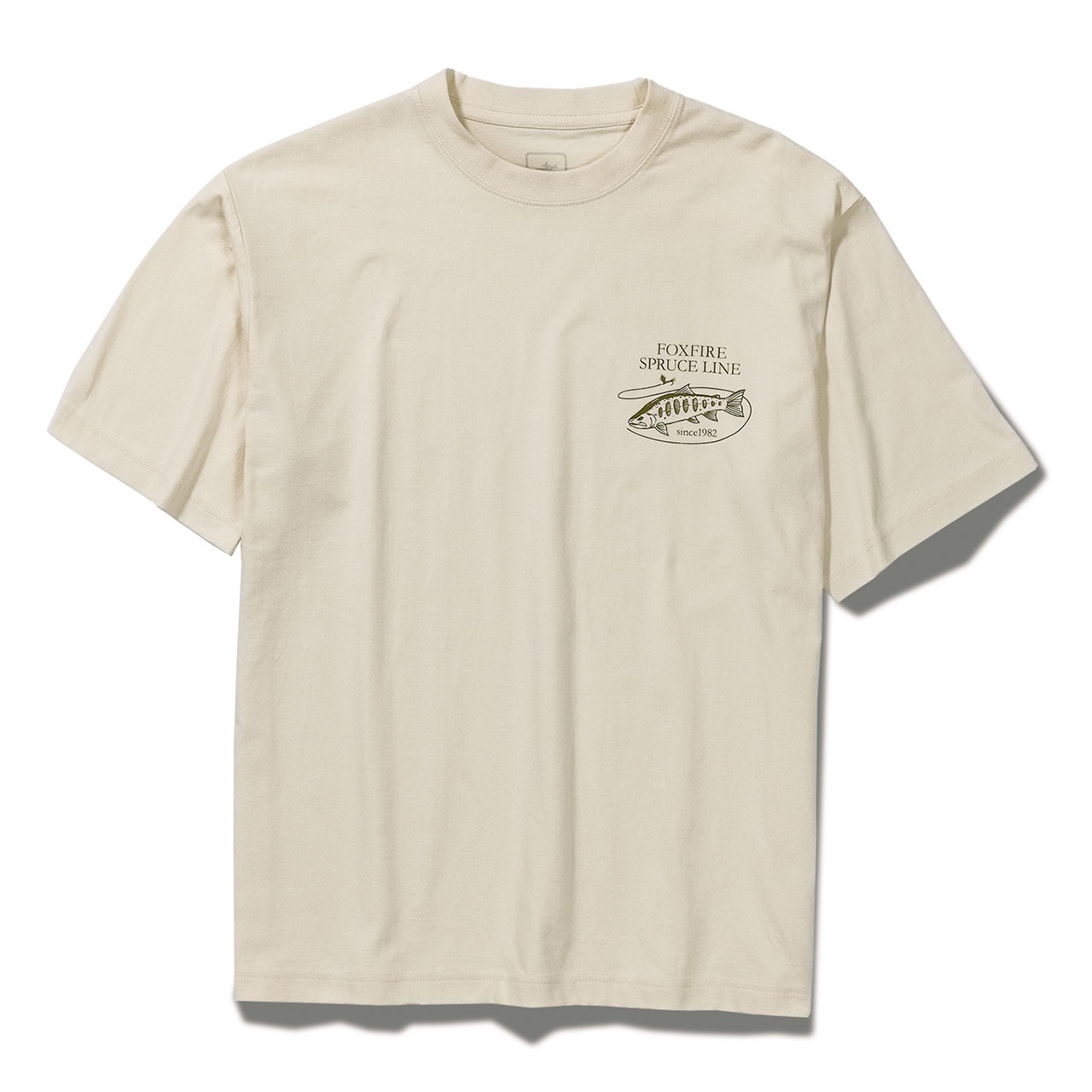 ヤマメOPロゴT S/S (Men's)(アイボリー-M)