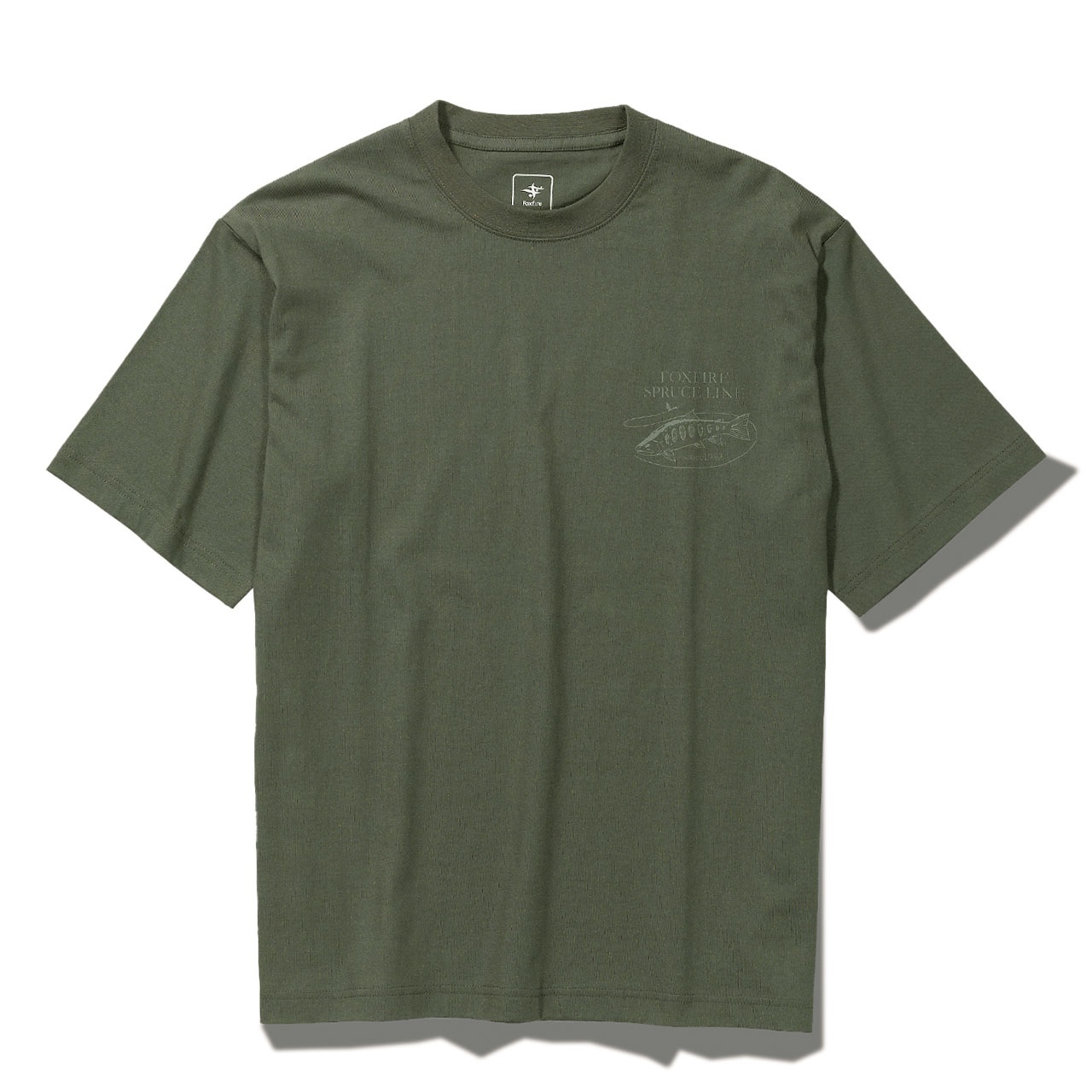 ヤマメOPロゴT S/S (Men's)(ダークグレー-M)
