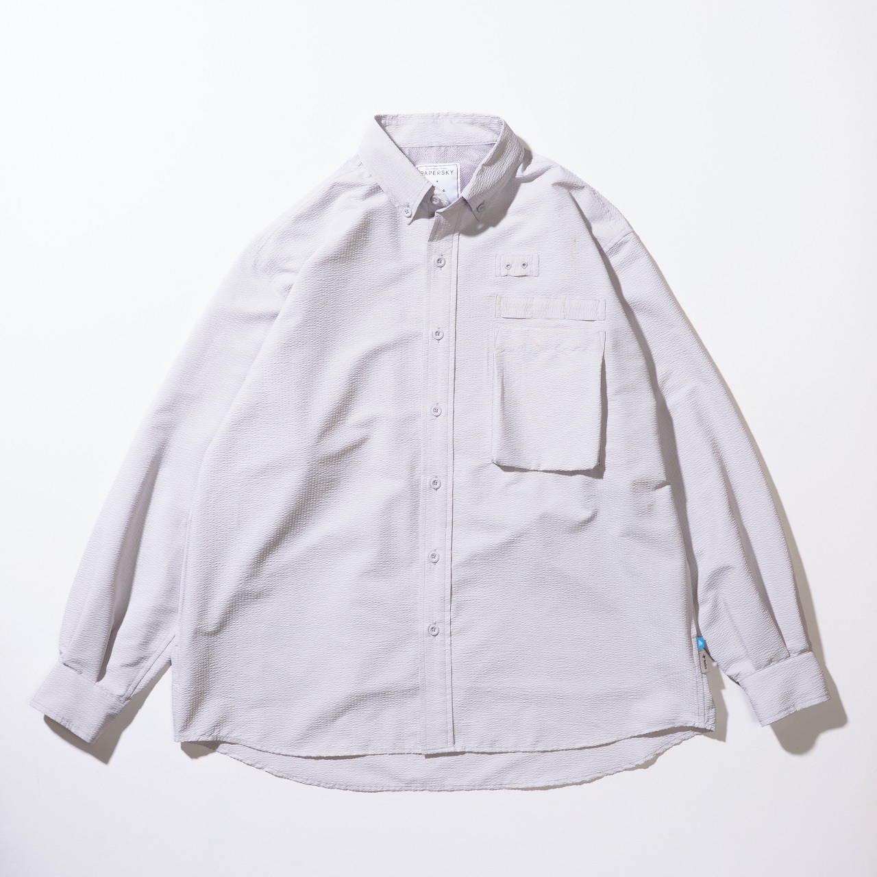 FISHDOMシャツ(ライトグレー-XS)