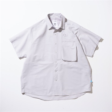 FISHDOMシャツS/S(ライトグレー-XS)