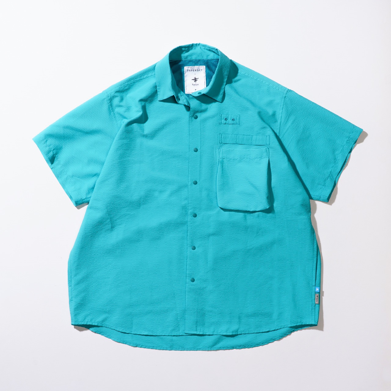 FISHDOMシャツS/S(エメラルド-XS)