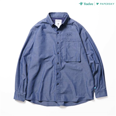 FISHDOMダンガリーシャツ (Men's)(インディゴ-XS)