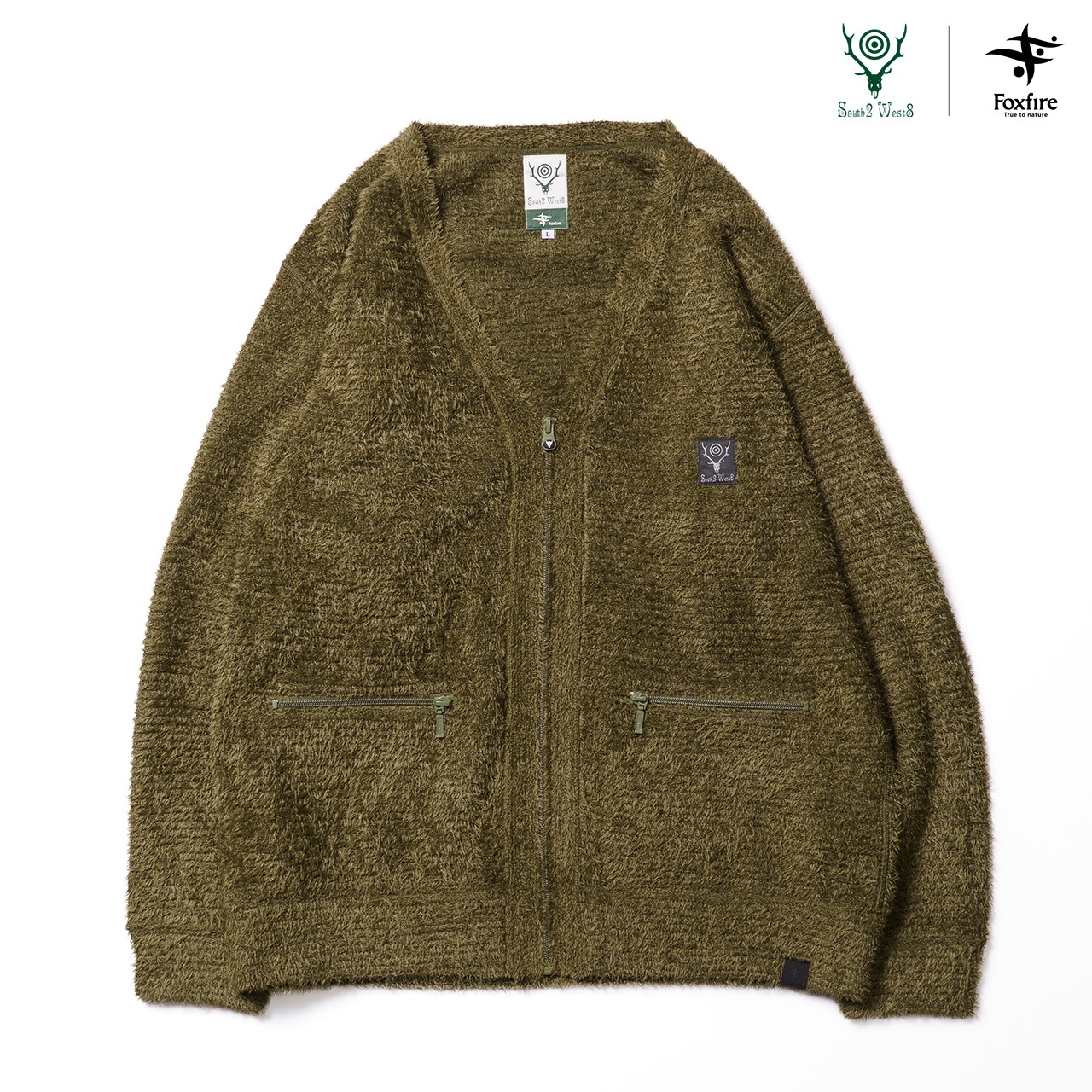 South2 West8 × Foxfire オクタヘリックスニットカーディ | Foxfire