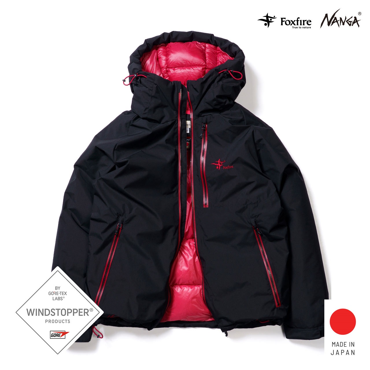 Foxfire × NANGA GORE-TEX WS フィッシングダウンジャケット 2026