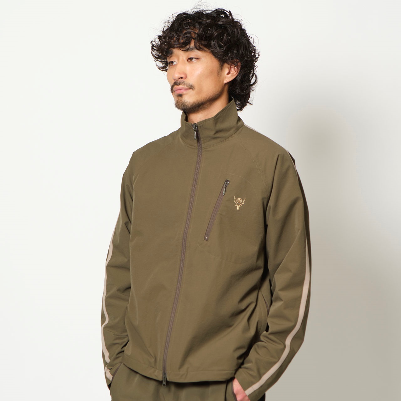 South2 West8 × Foxfire SL Zipped Trail Shirt SCORON | Foxfire