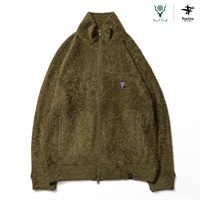 South2 West8 × Foxfire オクタヘリックスニットジャケット(オリーブ-XS)