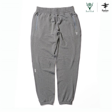 South2 West8 × Foxfire グリッドウールパンツ(グレー-XS)