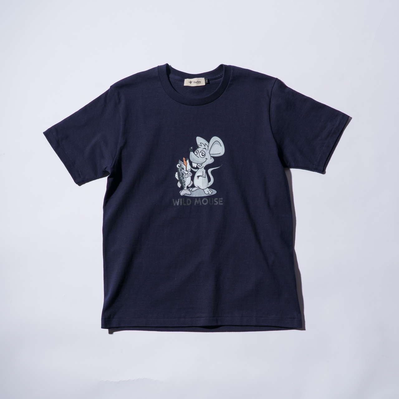ワイルドマウスティーS/S(ネイビー-M)