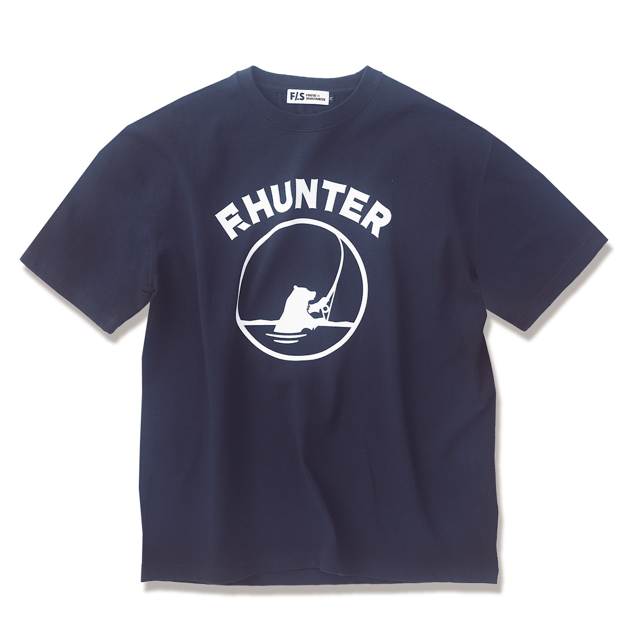 F/S BEAR BIG TEE(ネイビー-M)