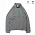South2 West8 × Foxfire グリッドウールハーフジップ(グレー-XS)