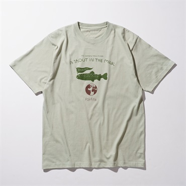 ミルクの中のイワナティーS/S (グリーン-M)