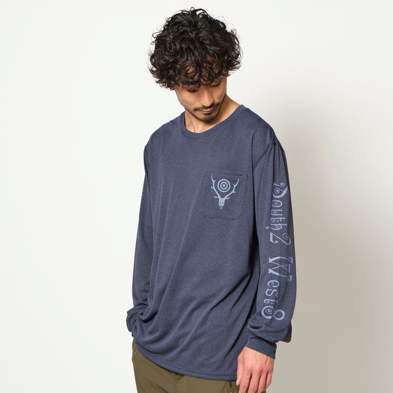 South2 West8 × Foxfire L/S Round Pocket Tee SCORON | Foxfire