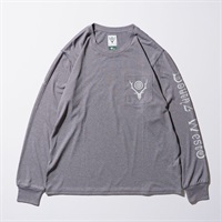 South2 West8 × Foxfire L/S Round Pocket Tee SCORON(グレー-S)
