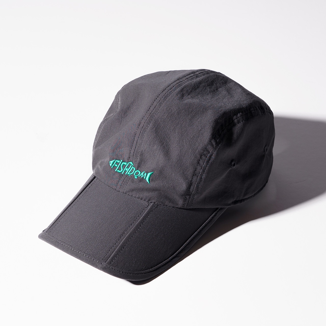FISHDOMキャップ(チャコール-ﾌﾘｰ)