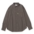 ミニチェックシャツ (Men's)(ブラウン-M)