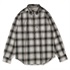 フェードチェックシャツ (Men's)(アイボリー-M)