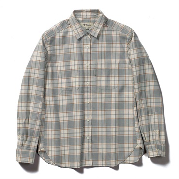 TSウォームチェックシャツ  (Women's)(アイボリー-S)