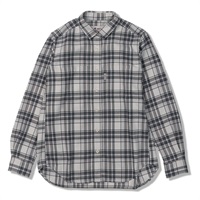 TSラフチェックシャツ(Women's)(アイボリー-S)