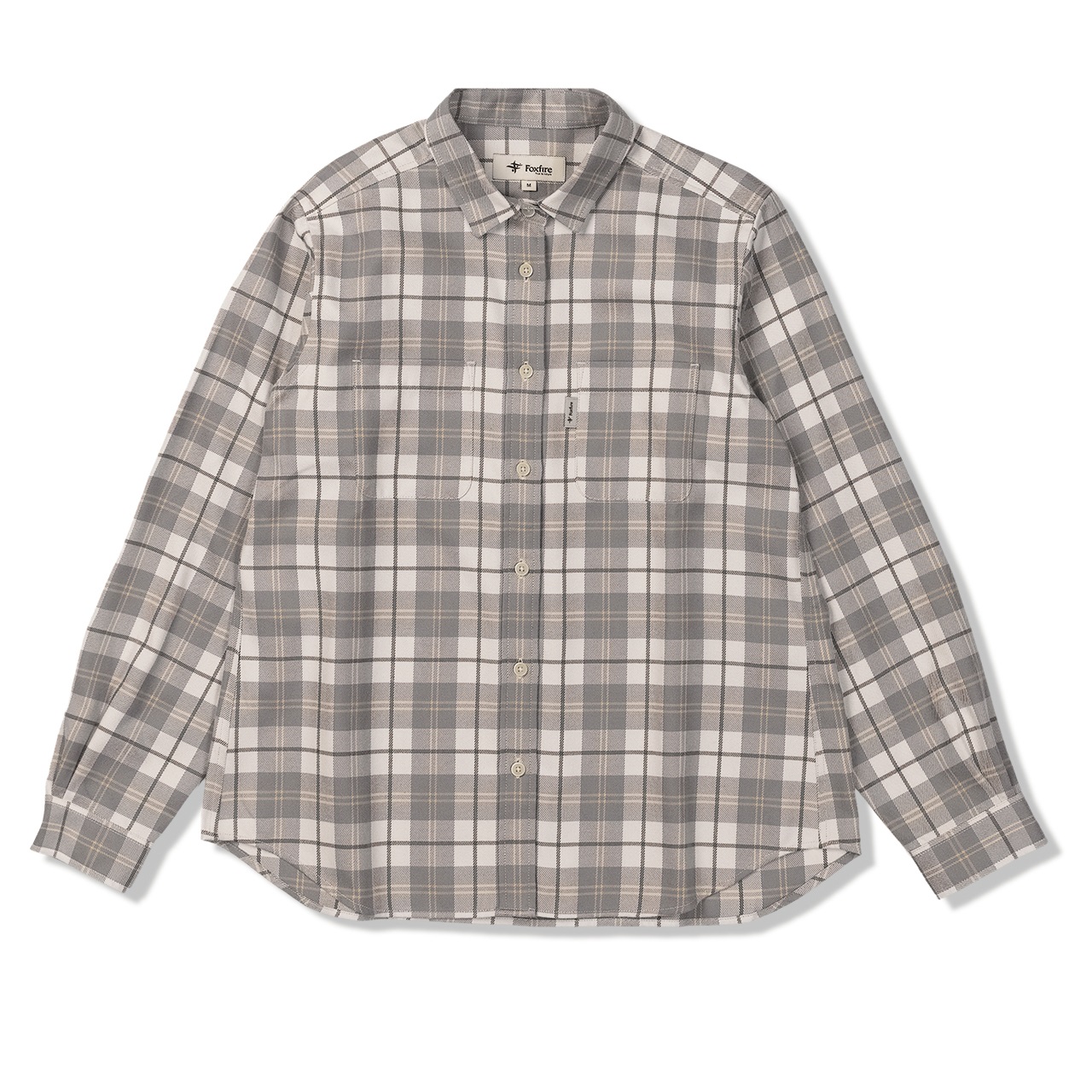 TSウォームチェックシャツ(Women's)(アイボリー-S)