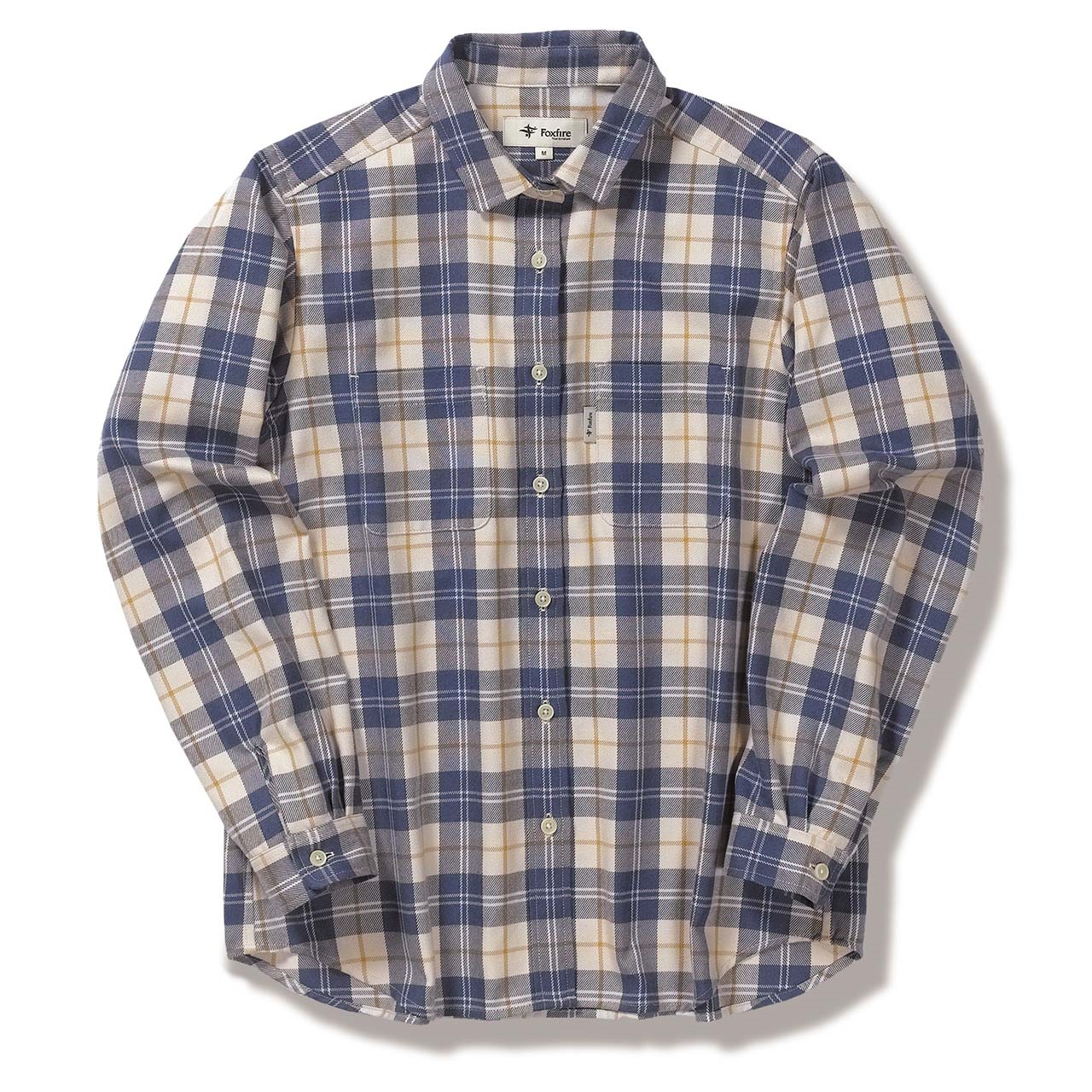 TSウォームチェックシャツ(Women's)(ブルー-S)