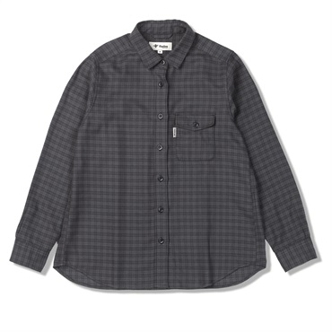 TSシャドーチェックシャツ(Women's)(ネイビー-S)
