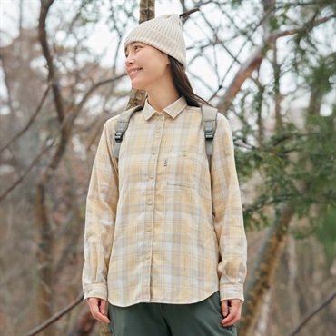 TSメランジチェックシャツ(Women's)