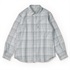 TSメランジチェックシャツ(Women's)(ライトグレー-S)