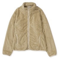 シャギーフリースフルジップ (Women's)(ベージュ-S)