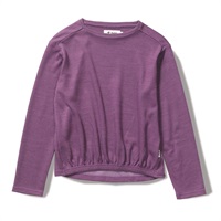 PPウールジャカードクルー(Women's)(パープル-S)