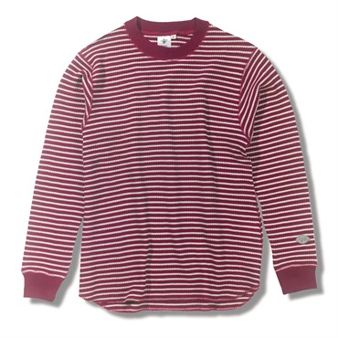TCワッフルモッククルー(Women's)(ワインボーダー-M)