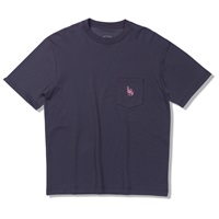 TCウサギポケットティーS/S(チャコール-M)
