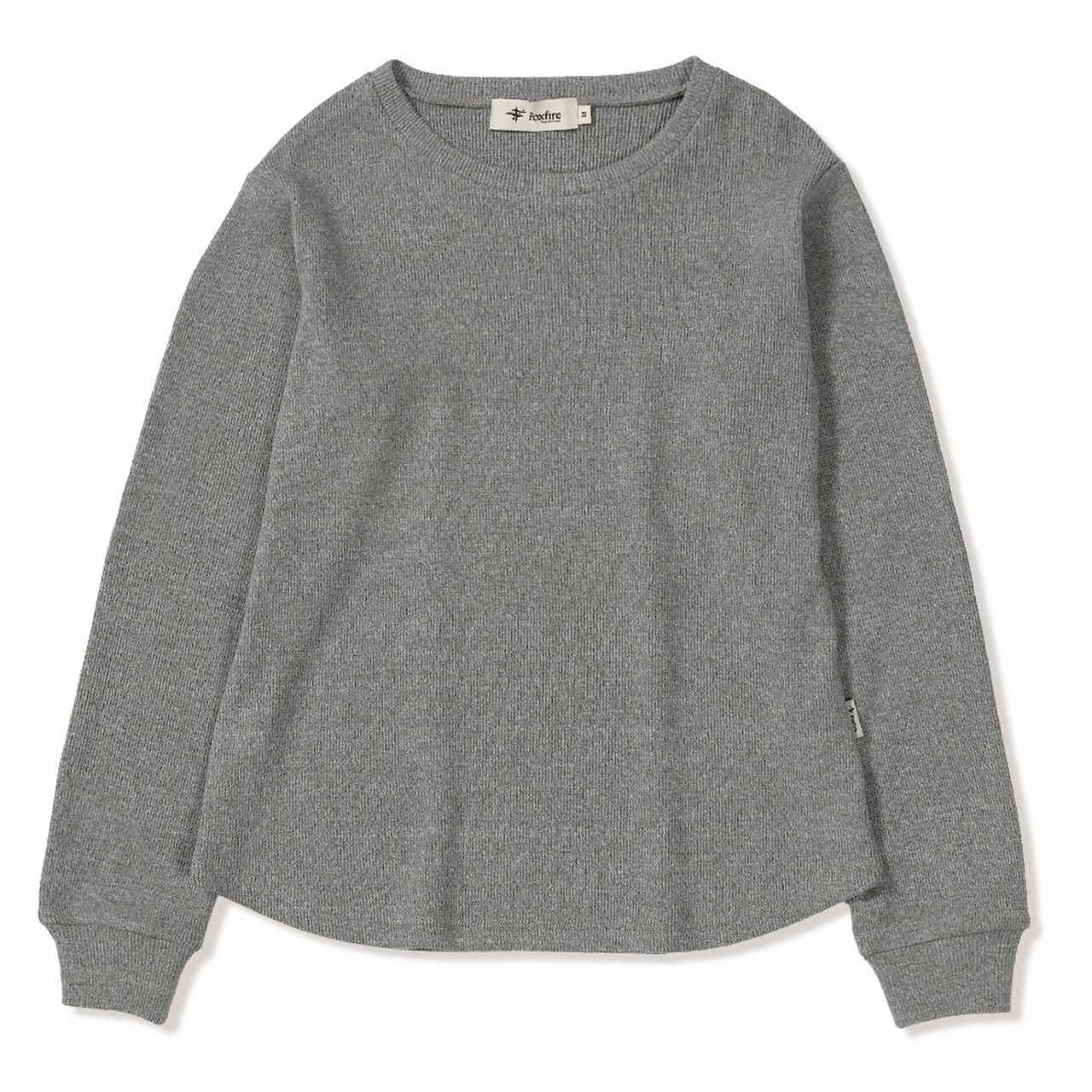 ミニワッフルヘザークルー (Women's)(グレー-S)