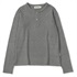 ミニワッフルヘザーヘンリー (Women's)(グレー-M)
